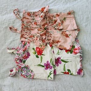 Girl's summer outfits. Bonnie Baby 24m. Worn once.